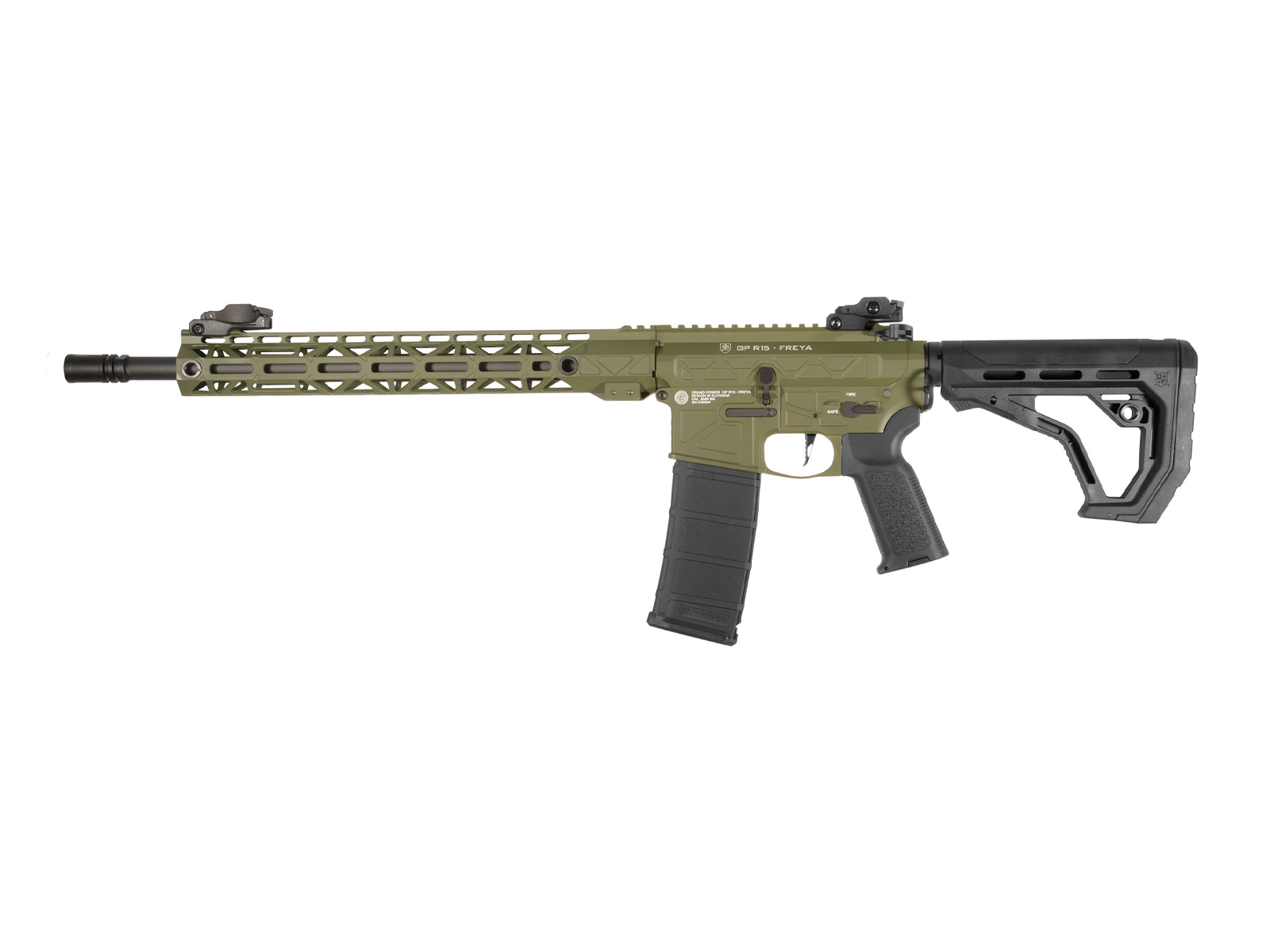 Delta Armory - FREYA R15 M-LOK 14", ProLine, Olive