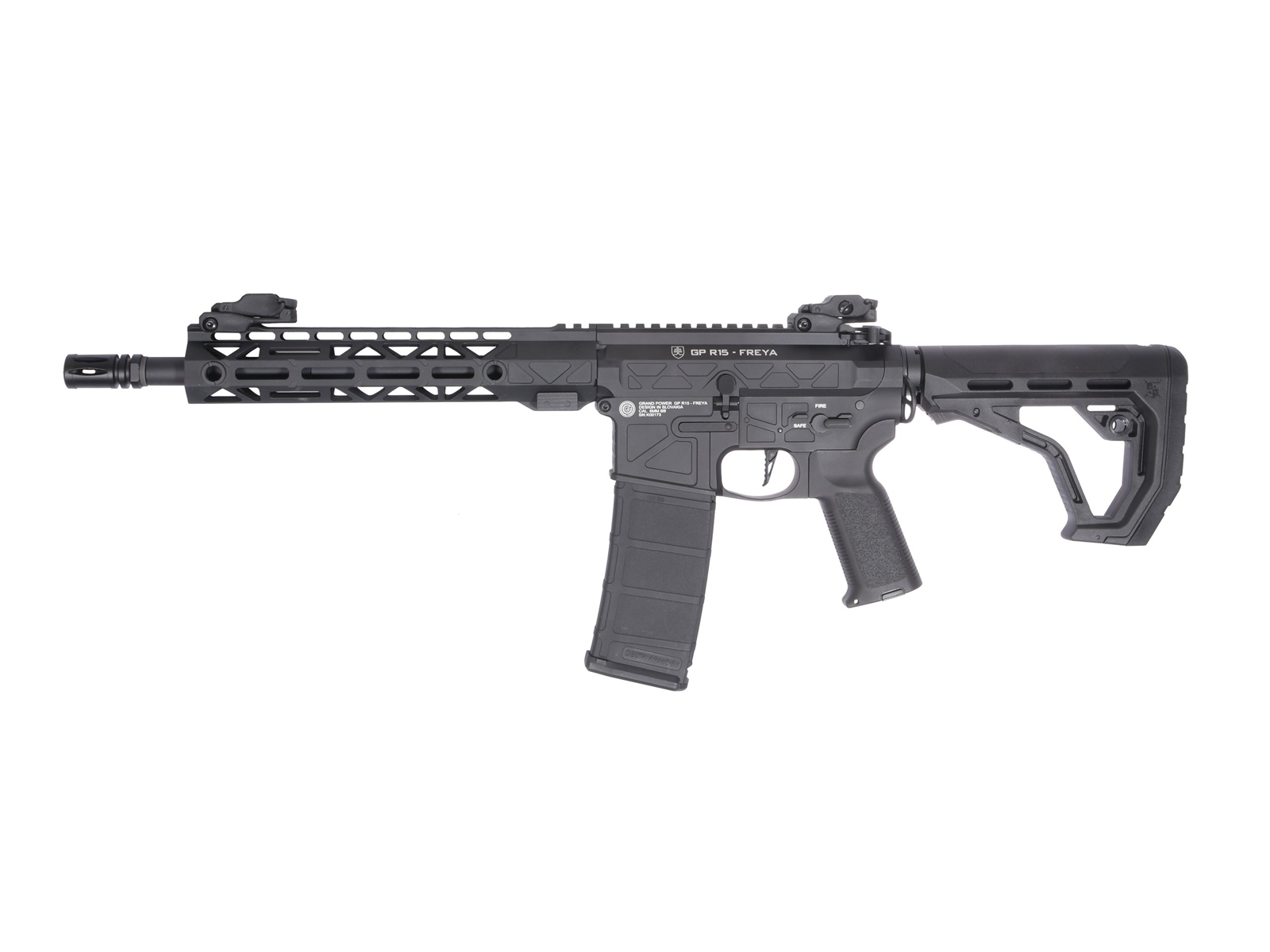 Delta Armory - FREYA R15 M-LOK 10", ProLine, Sort