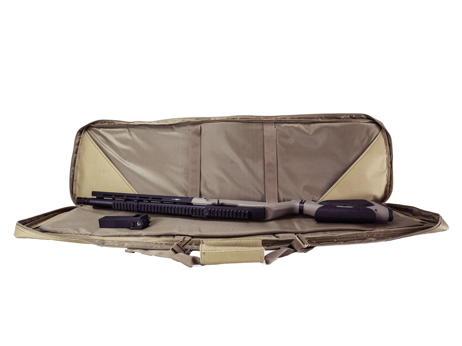 Strike Systems Tactical Dobbelt Geværtaske, L:107 - B:30 - H:7, Tan