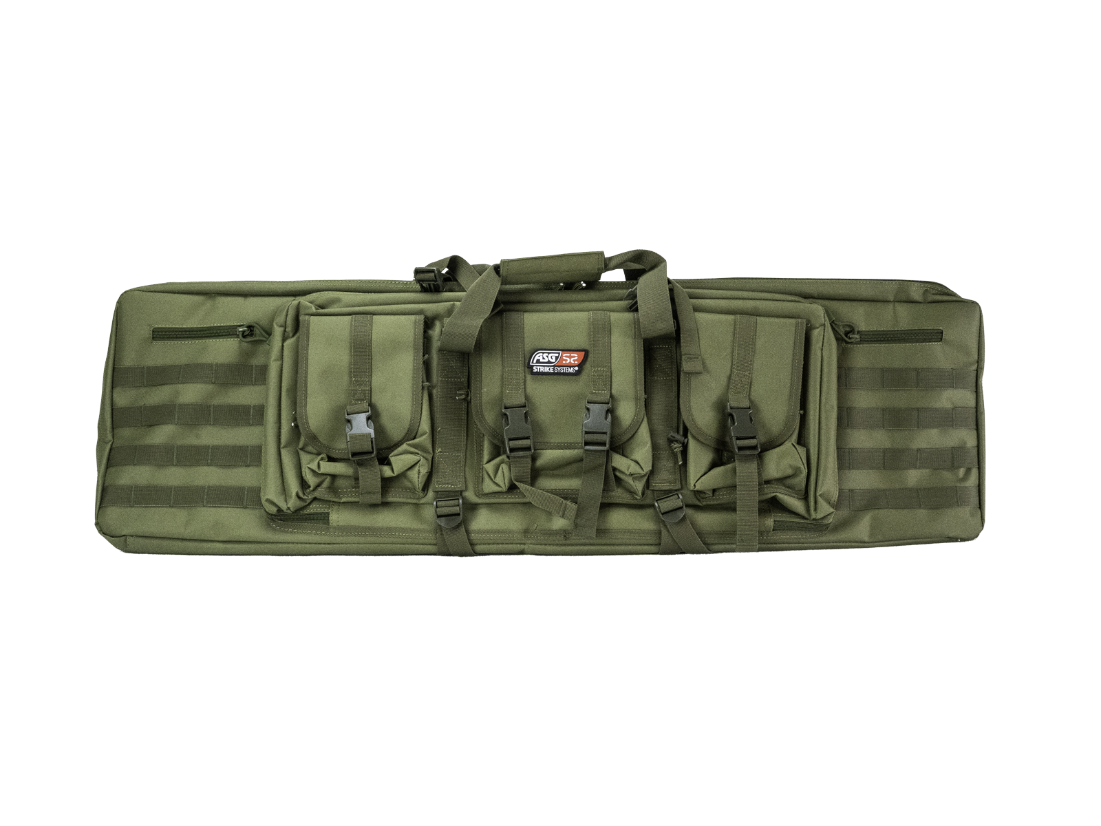 Strike Systems Tactical Dobbelt Geværtaske, L:107 - B:30 - H:7, OD Grøn