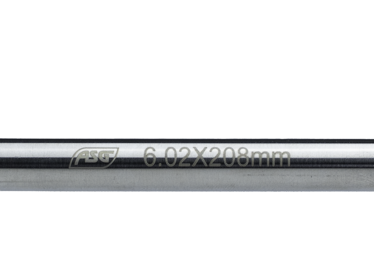 ASG - ULTIMATE inner barrel, bridged, Løb 6.02 mm, 208 mm. AEG