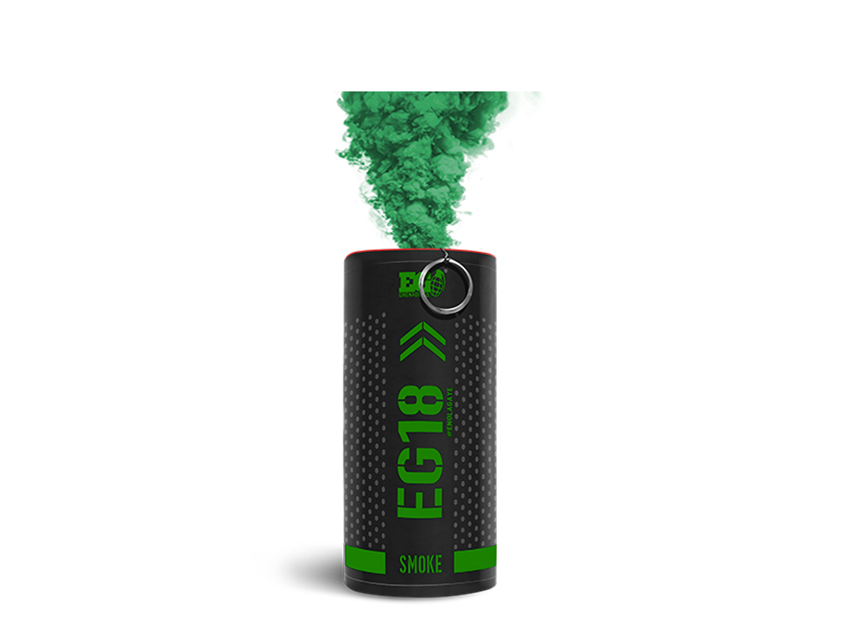 Enola Gaye - EG18 Røggranat / Smoke Grenade, Grøn