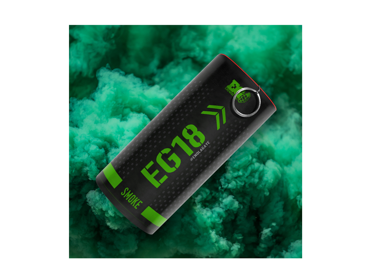 Enola Gaye - EG18 Røggranat / Smoke Grenade, Grøn