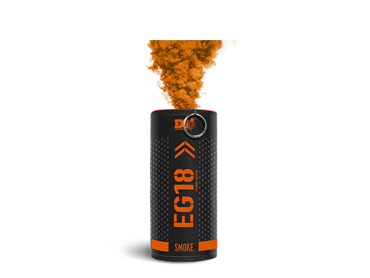 Enola Gaye - EG18 Røggranat / Smoke Grenade, Orange
