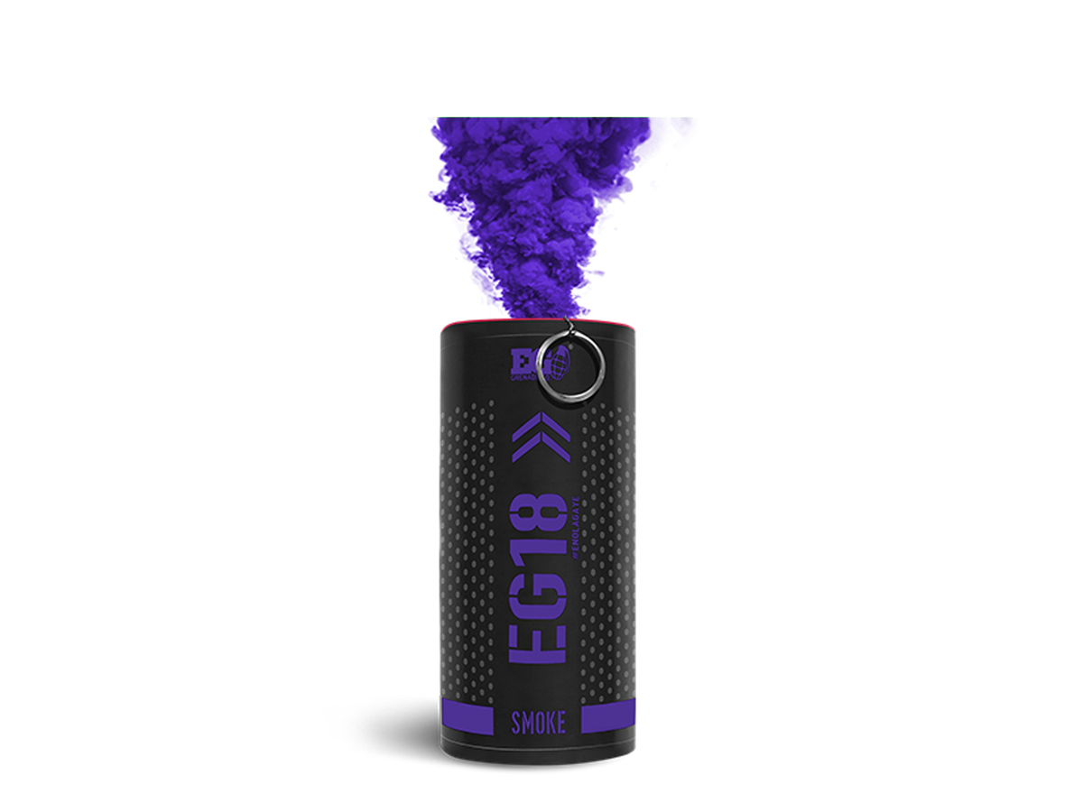 Enola Gaye - EG18 Røggranat / Smoke Grenade, Lilla