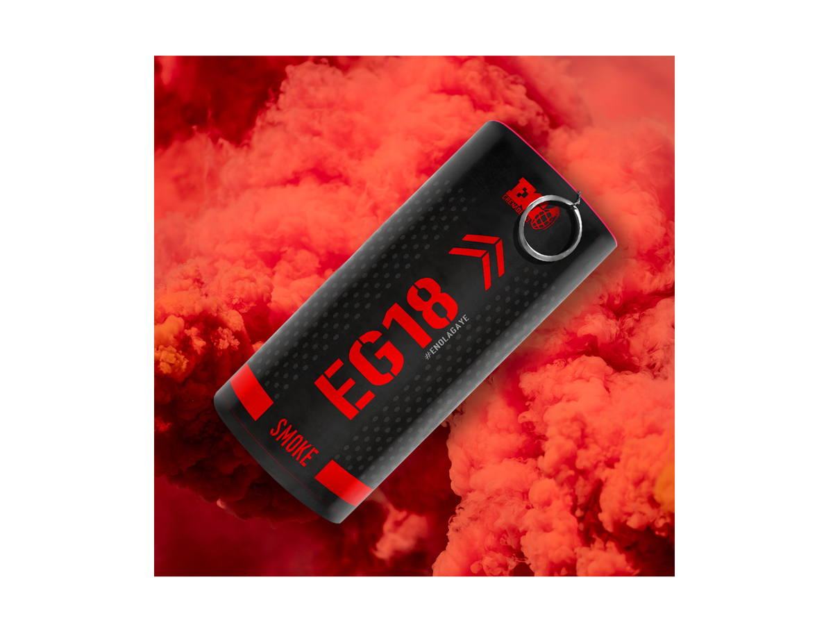 Enola Gaye - EG18 Røggranat / Smoke Grenade, Rød