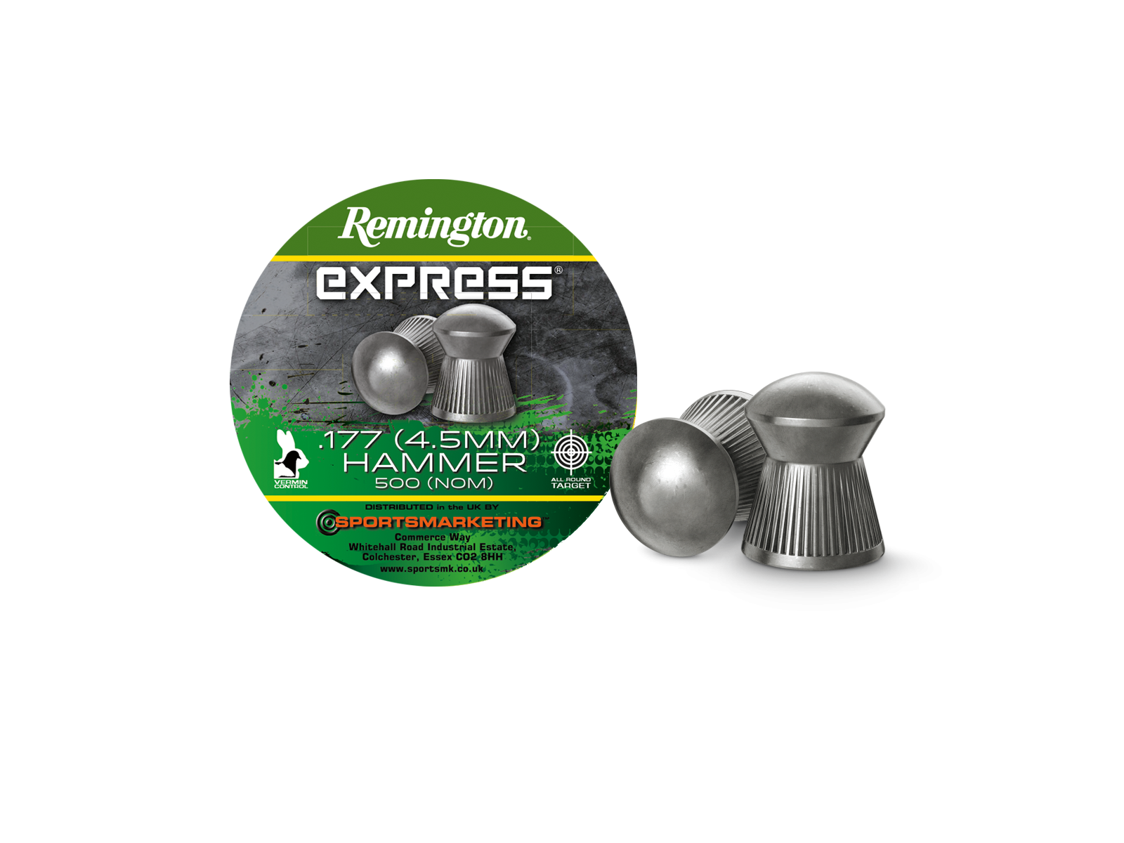 Remington Express Hammer Pellets 500 stk. 4,5mm(Cal.177)