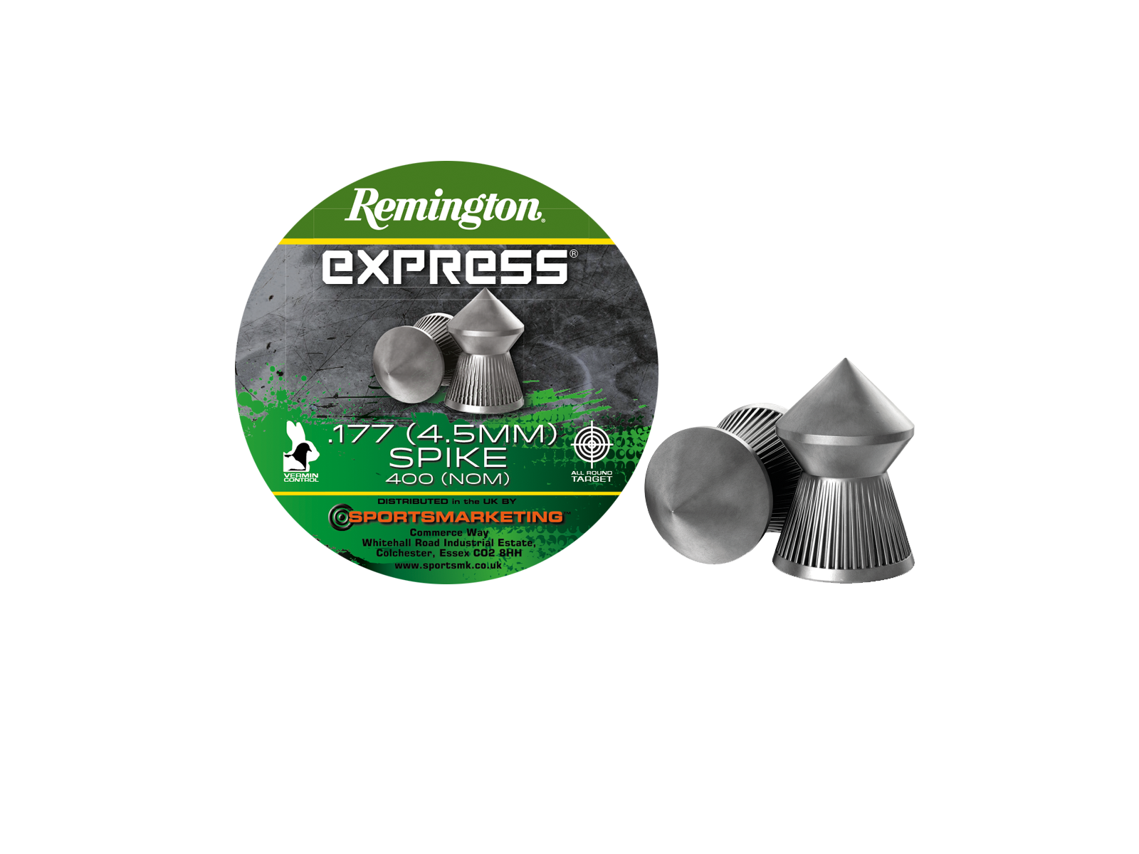 Remington Express Spike Pellets 400 stk. 4,5mm(Cal.177)