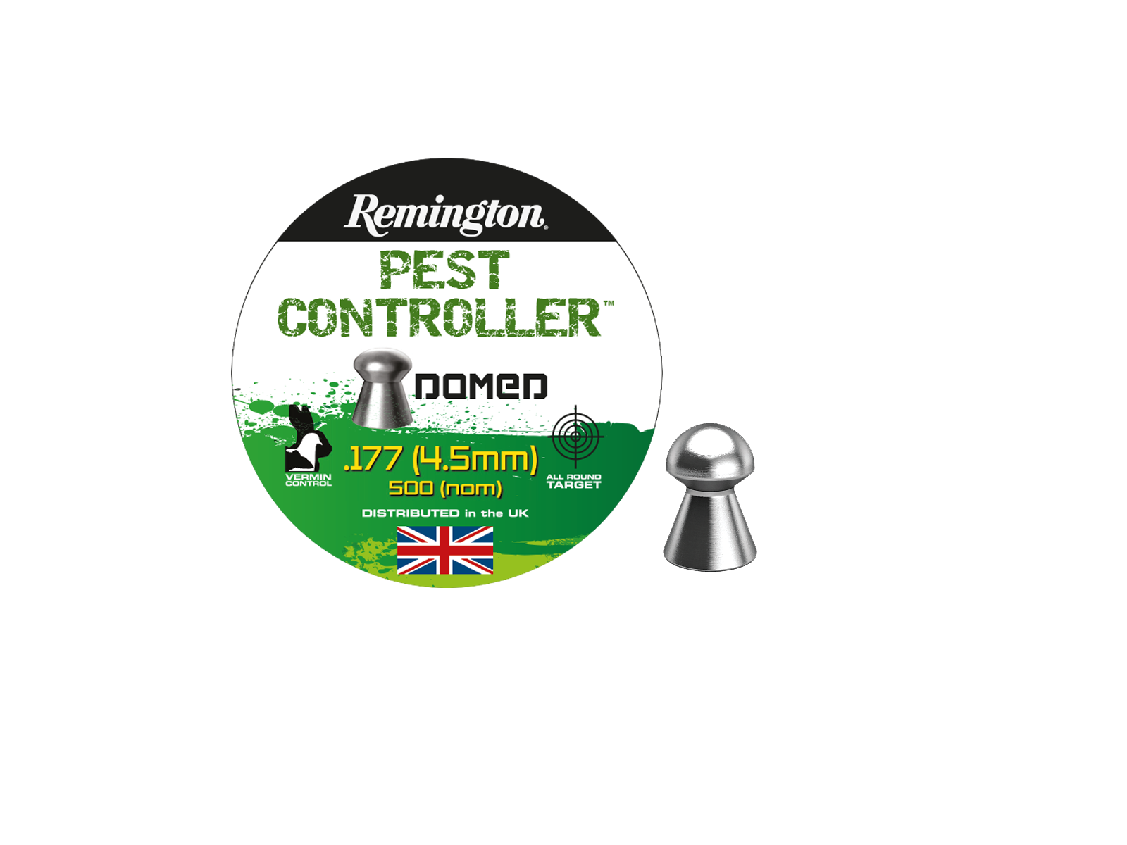 Remington Pest Controller Domed Pellets 500 stk. 4,5mm(Cal.177)
