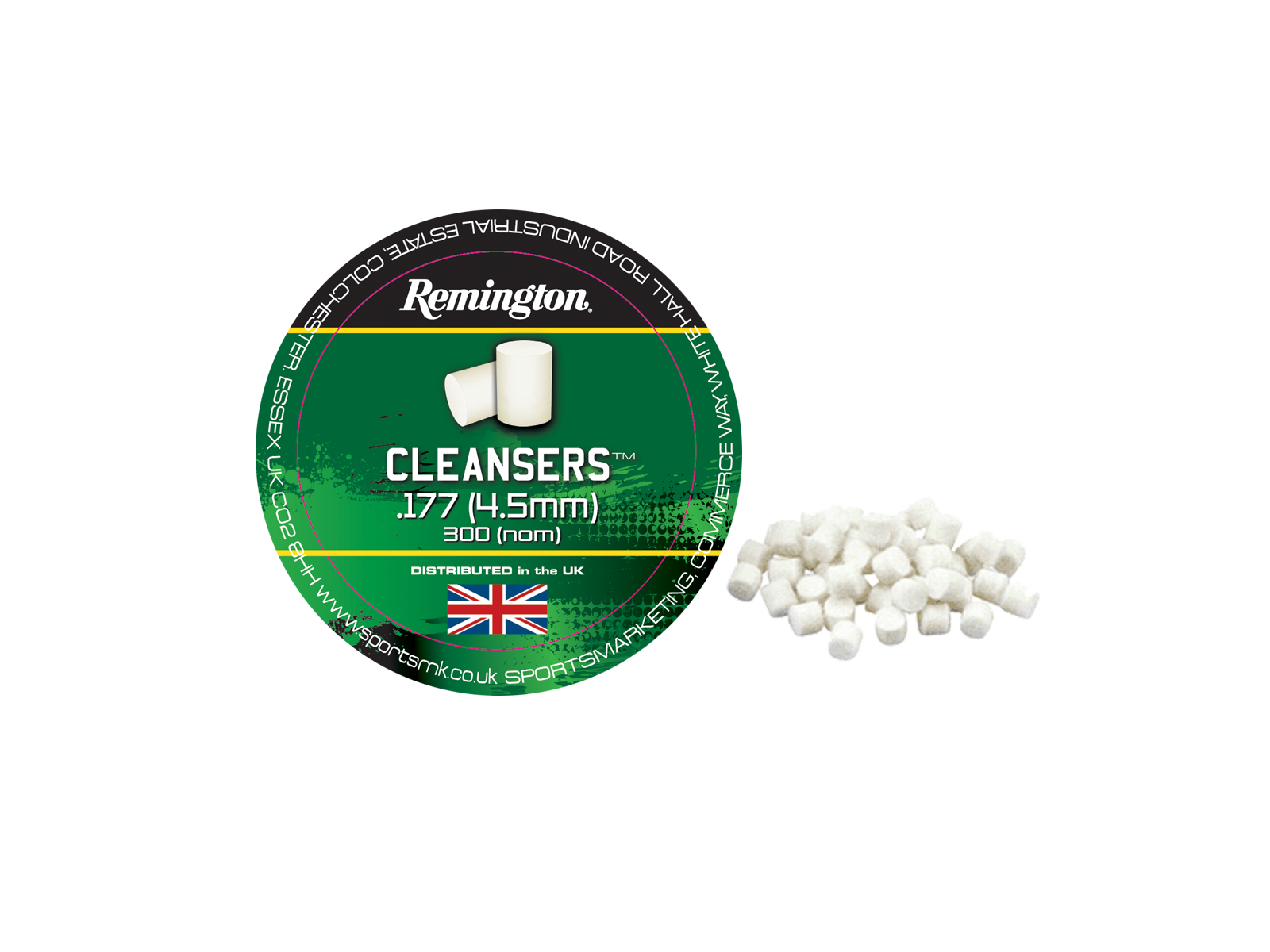 Remington Cleaning Pellets 300 stk. 4,5mm(Cal.177)