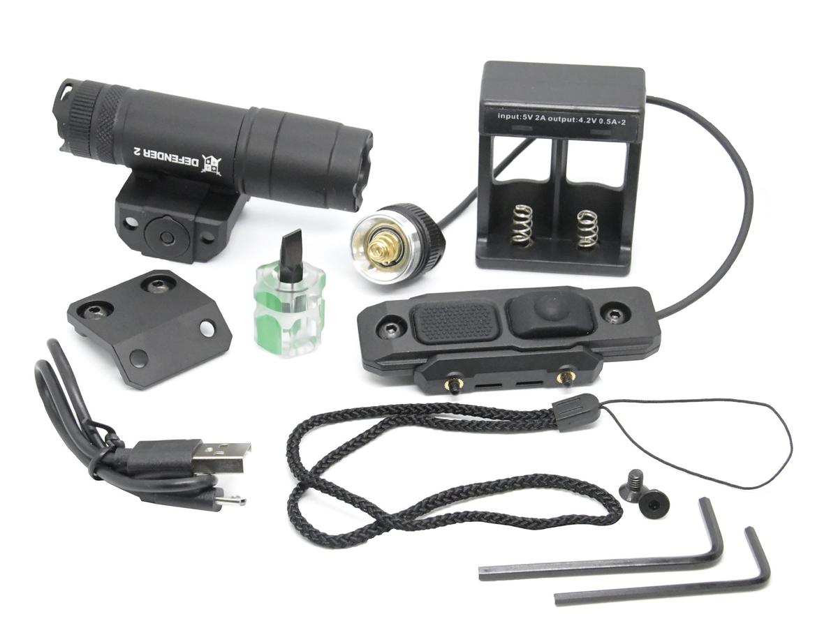 Delta Armory Stribog tactical flashlight/Lygte defender 2