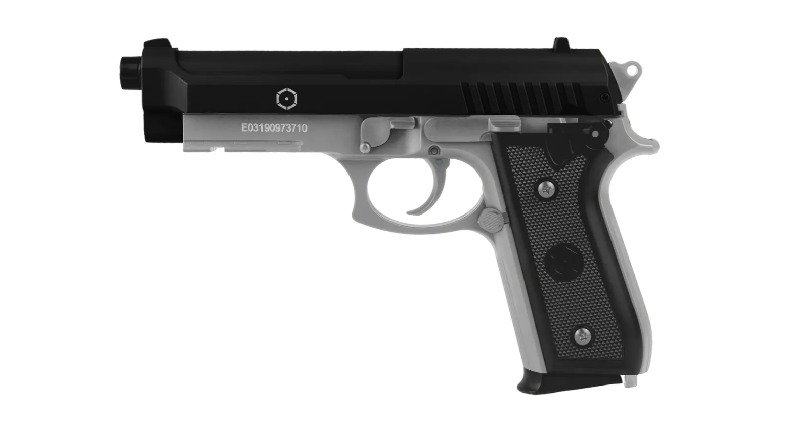 Cybergun - PT92, Dual Tone Black Silver, Metal Slide 1