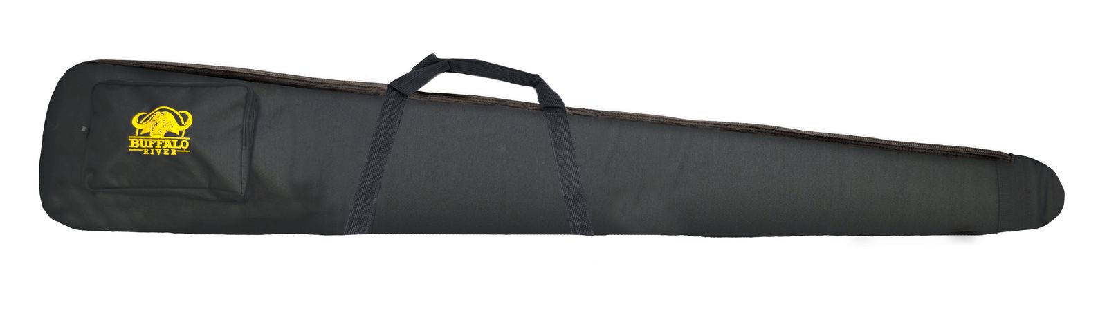Buffalo River Geværtaske til riffel, Sort m/lomme og rem 130cm 1