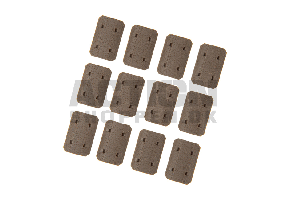 M-lok Rail Covers 12 stk Dark Earth 1