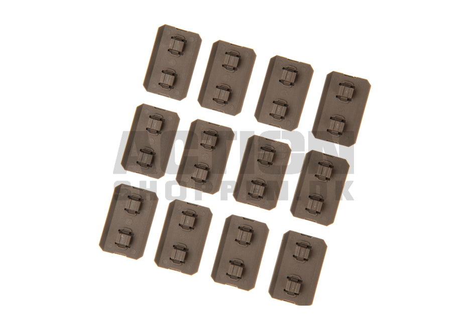 M-lok Rail Covers 12 stk Dark Earth 2