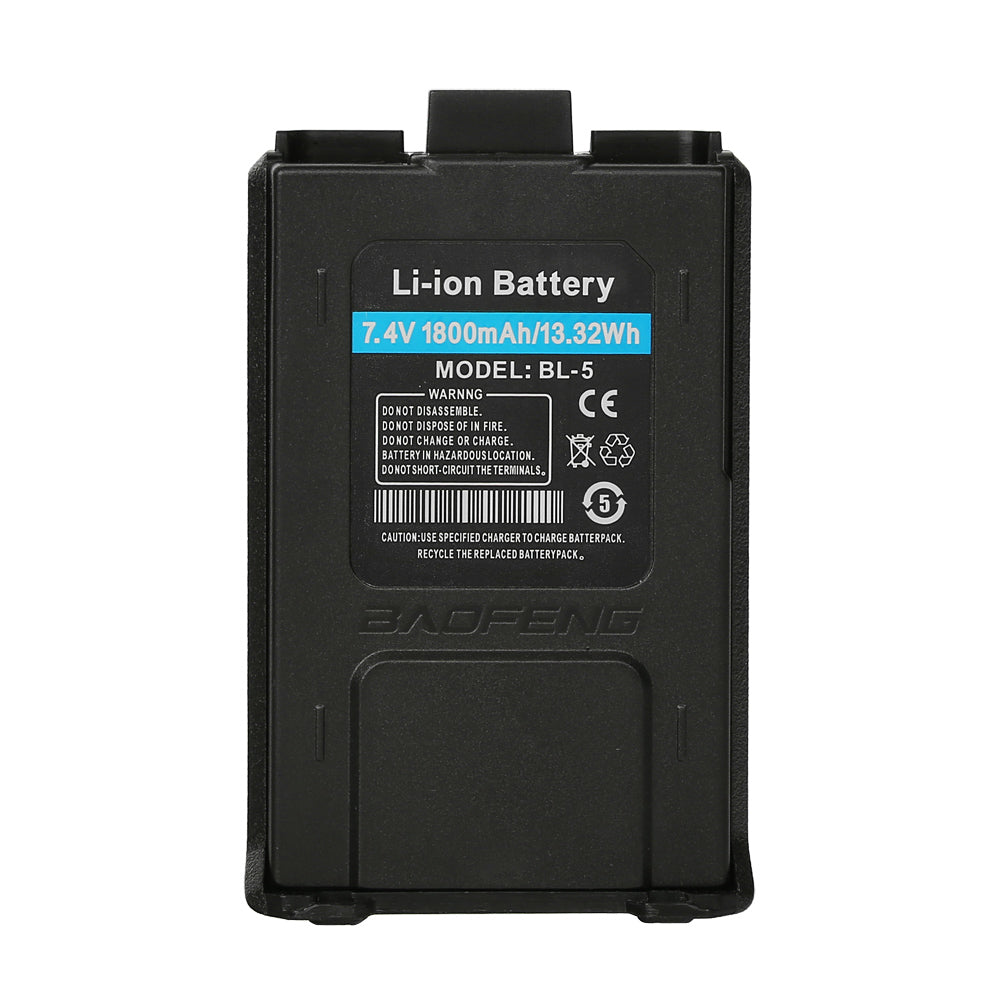 Batteri 1800mAh til Baofeng UV-5R 1