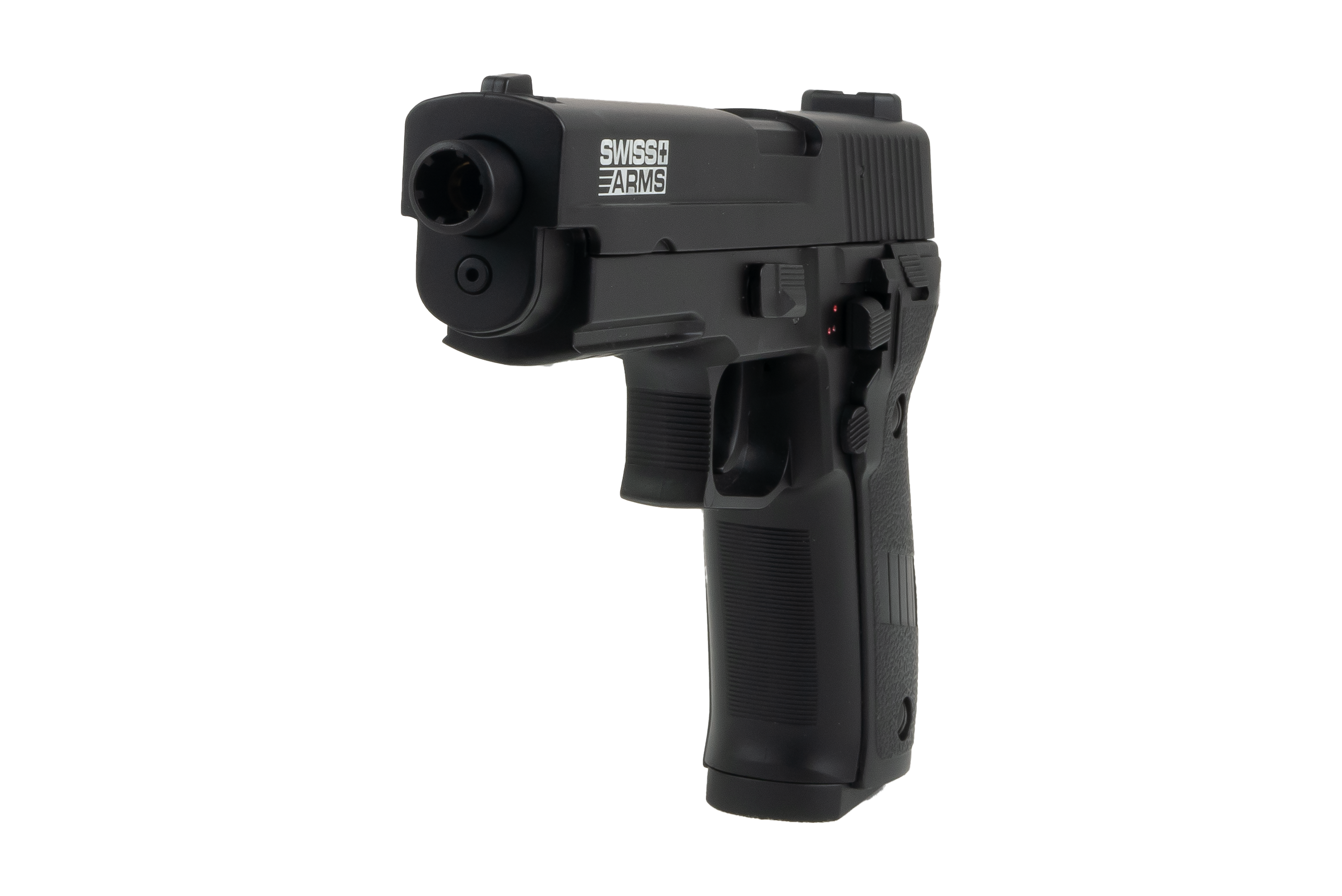 Cybergun - Swiss Arms Navy Pistol AEP Mosfet RTP Lipo Metal slid, El pistol, Semi/Full automatisk. 3