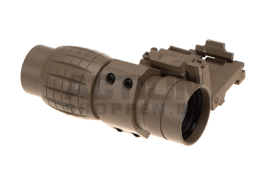 FXD 4x. Magnifier m. flip up, Desert 4