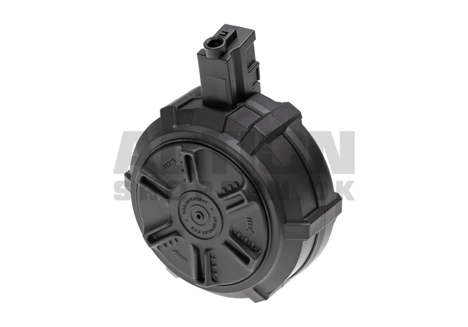 MP5, 1500 skuds. Manual drum magasin, Sort. 3