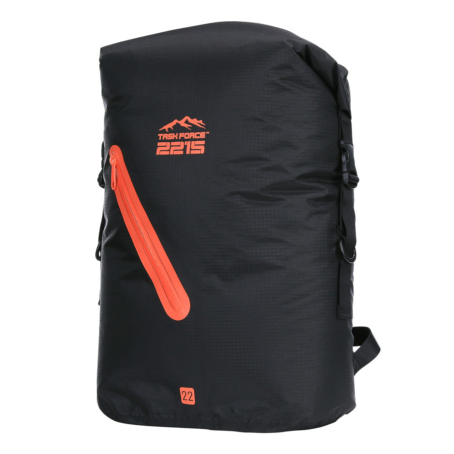 TF-2215 Vandtæt taske 22L Sort/Orange 1