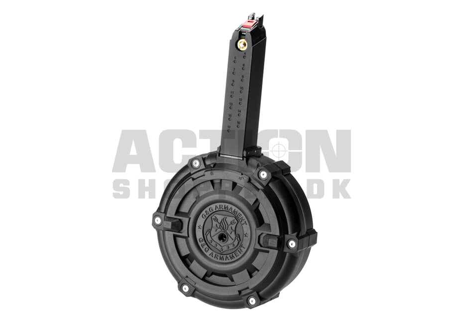 G&G - SMC 9, GBB, Gas, Drum Mag. 4