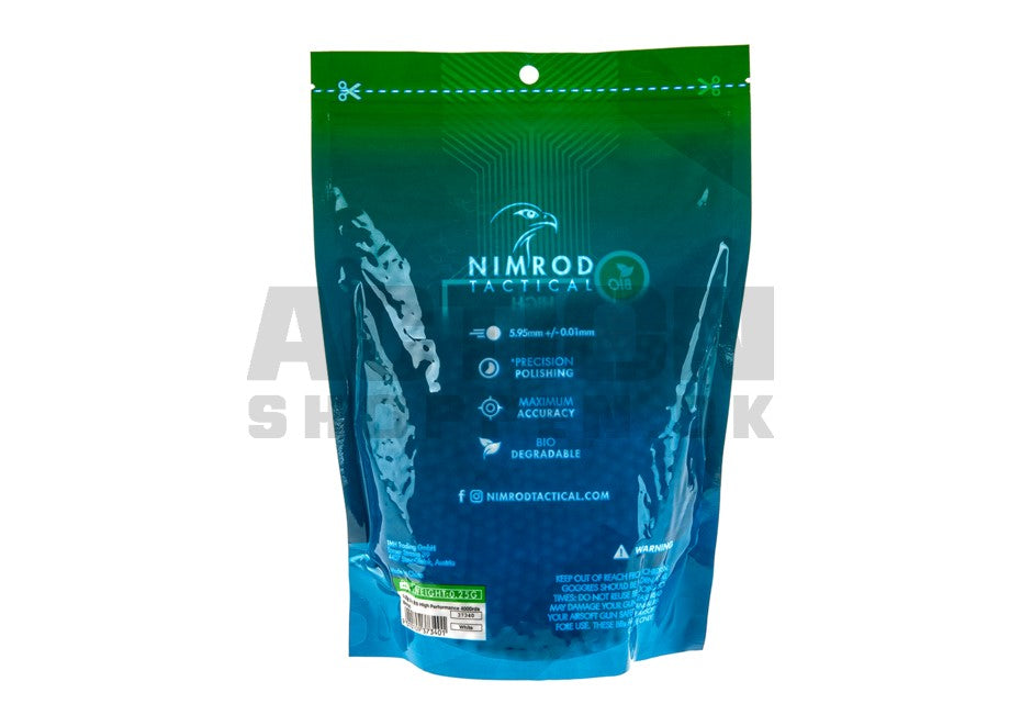 Nimrod - Bio High Performance kugler 0,25 gram 4000 stk. 2