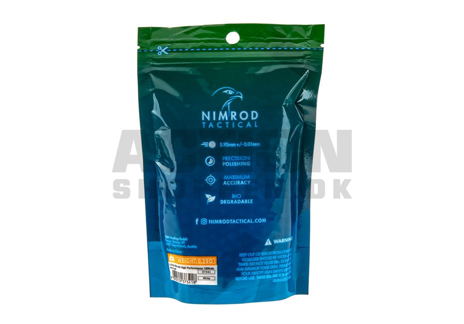 Nimrod - Bio High Performance kugler 0,28 gram 1000 stk. 2