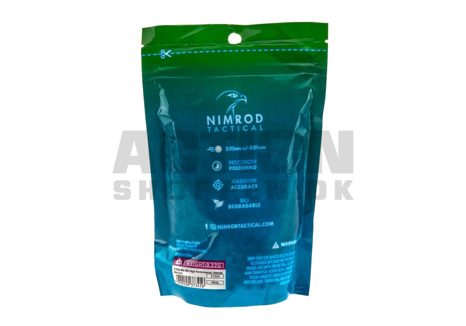 Nimrod - Bio High Performance kugler 0,32 gram 1000 stk. 2