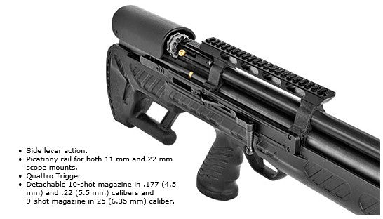 Hatsan BULLBOSS PCP Luftgevær 4,5mm (Cal.177) 3