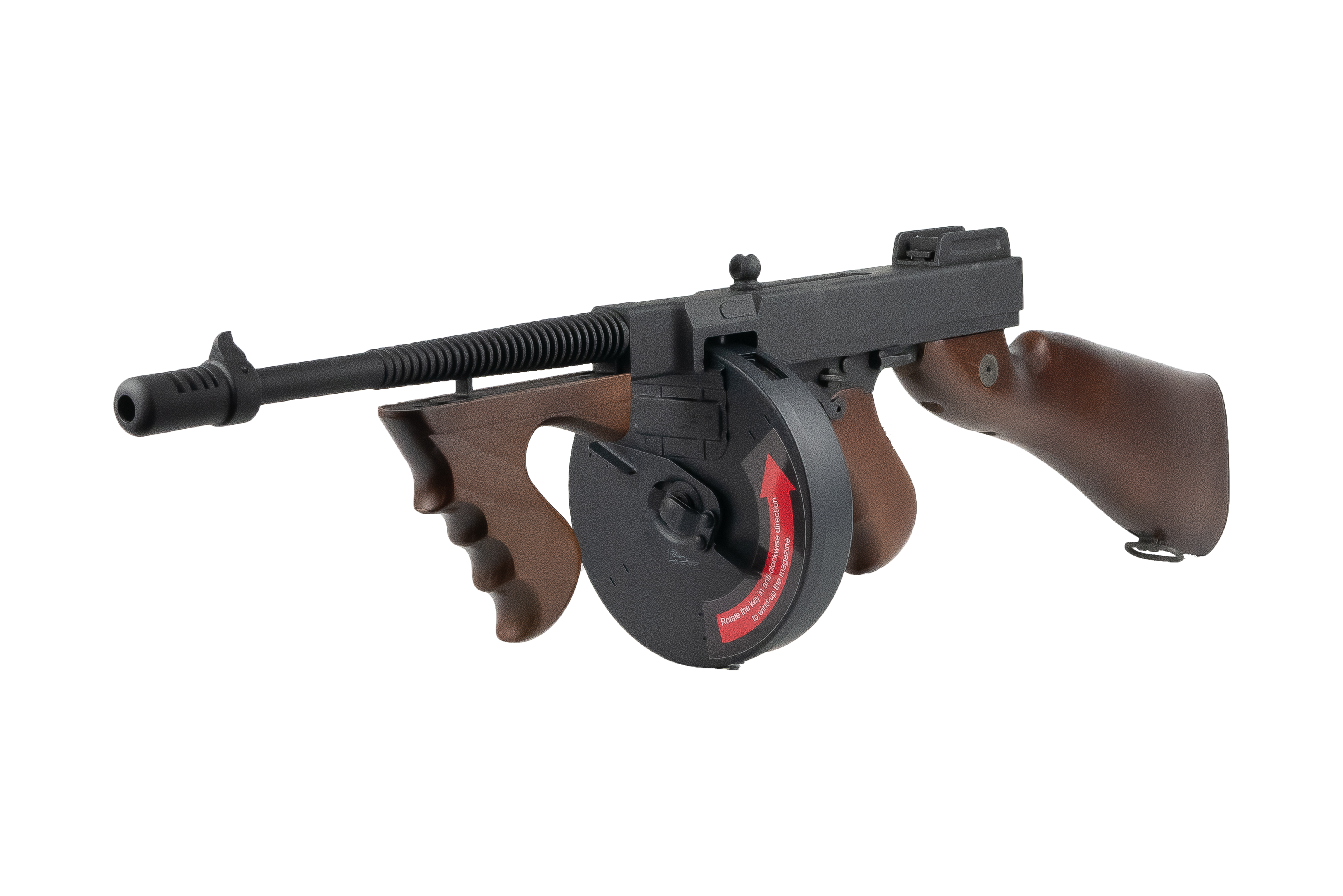 Cybergun - King Arms Thompson 1928, Full metal & ægte træ 3