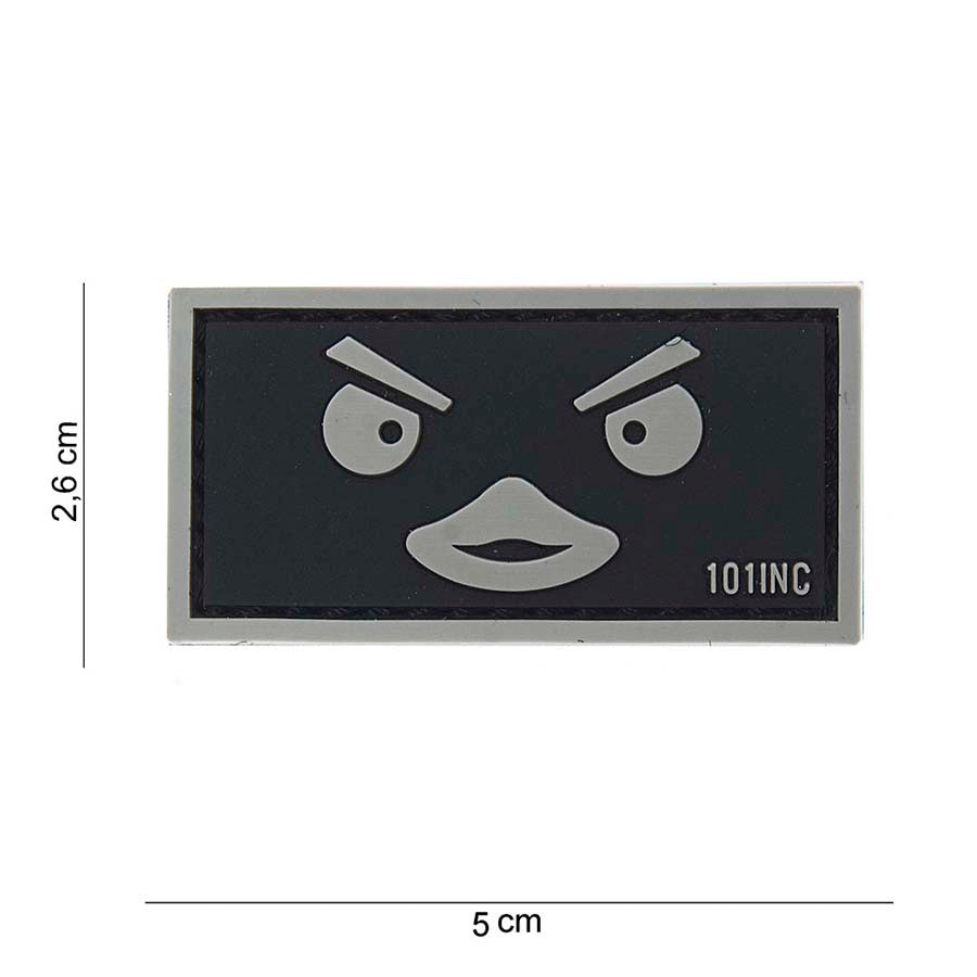 Patch - 3D PVC Duckface zwart 1