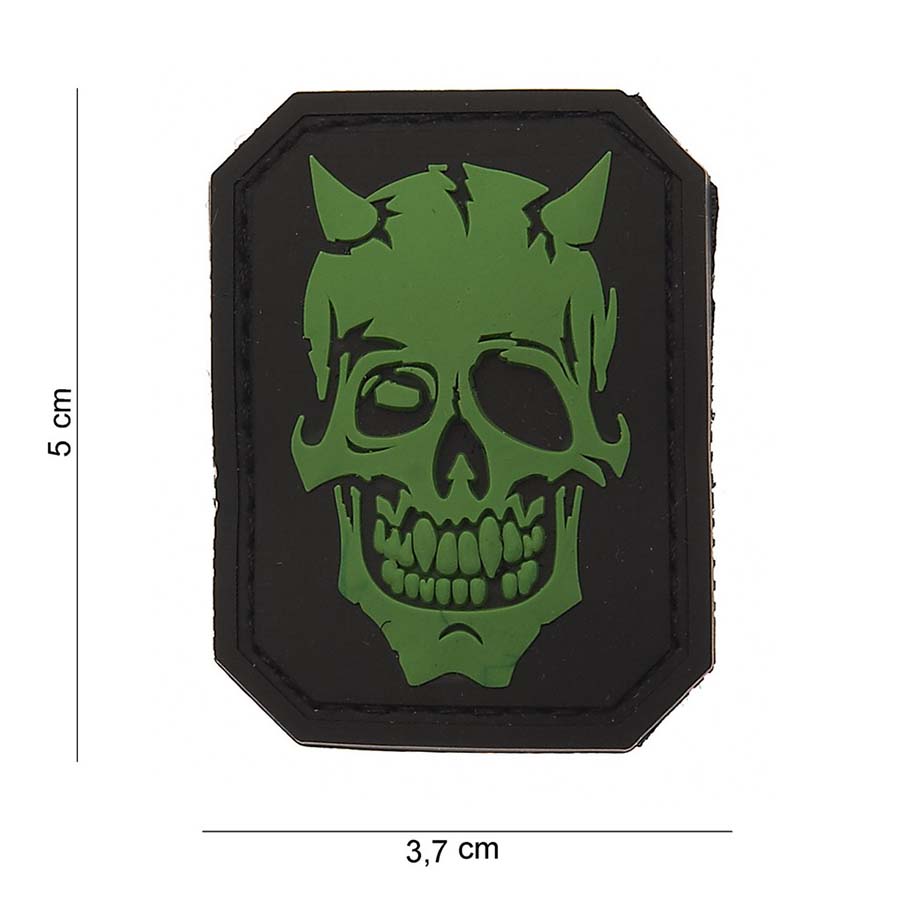 Patch - 3D PVC Devil Skull 1