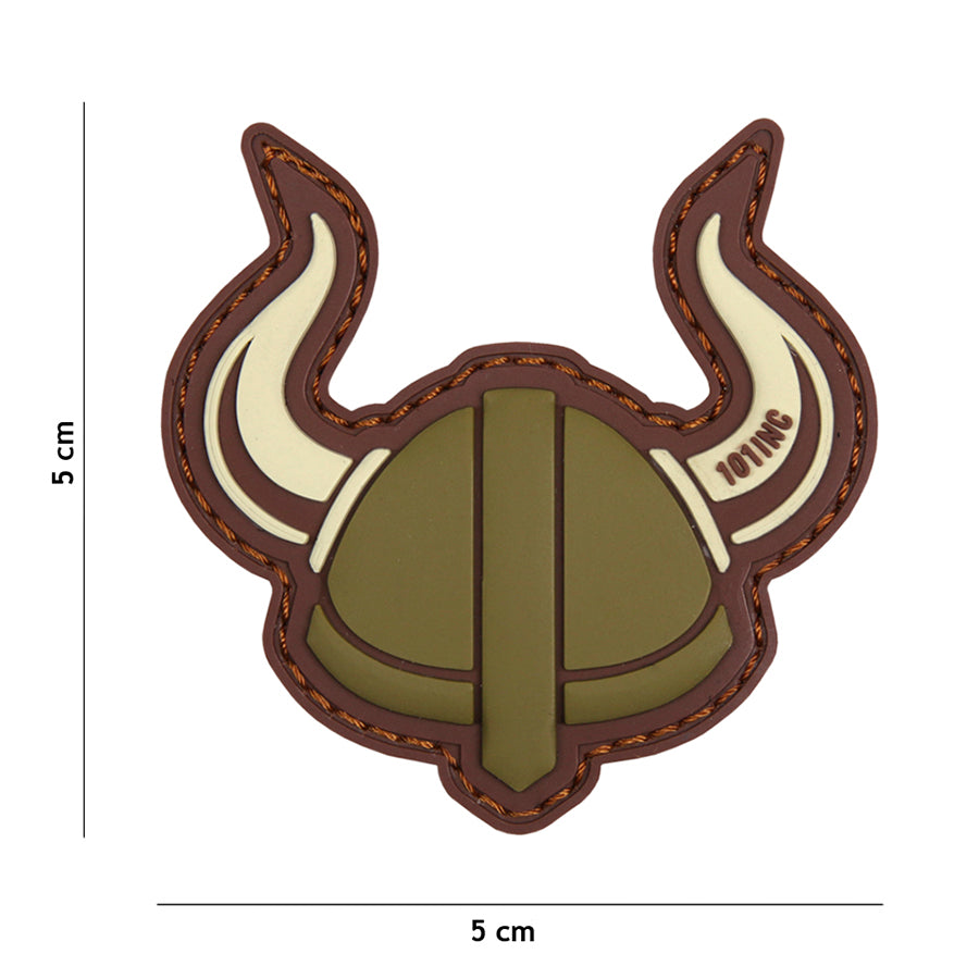 Patch - 3D PVC Viking helm 1