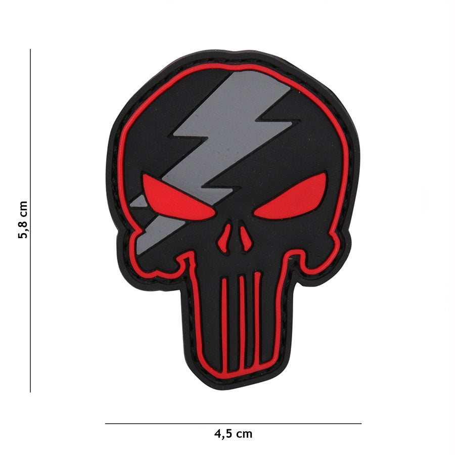 Patch - 3D PVC Punisher thunder 1