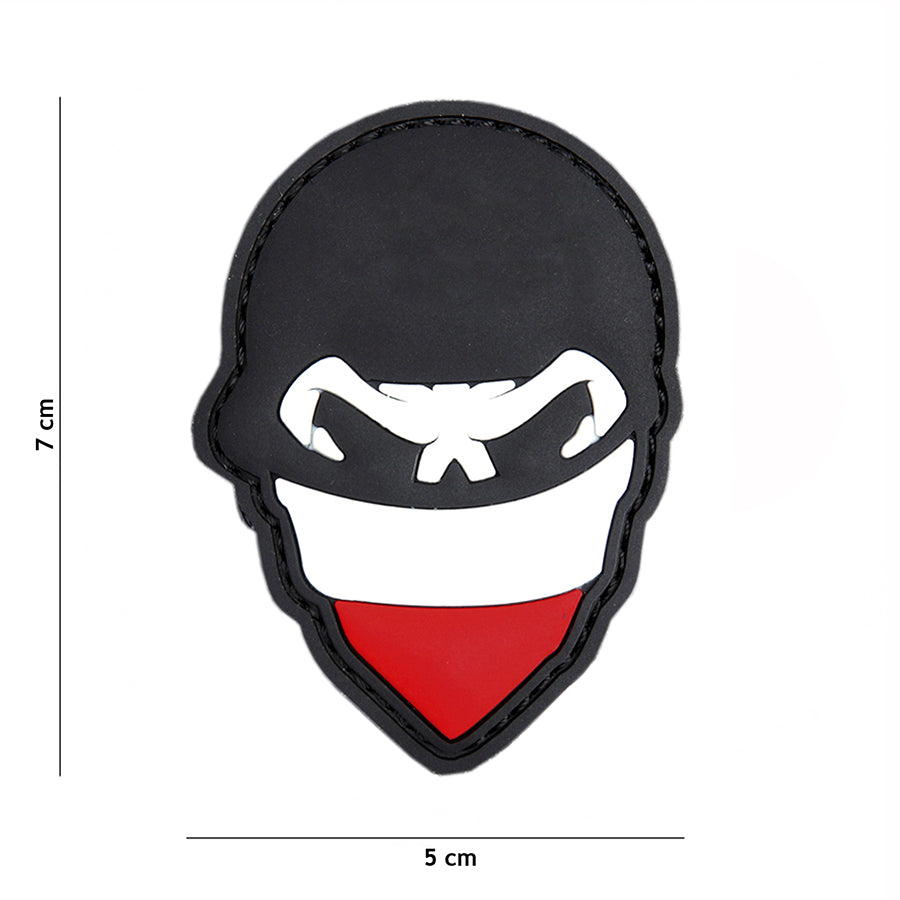 Patch - 3D PVC Polish skull balaclaca 1
