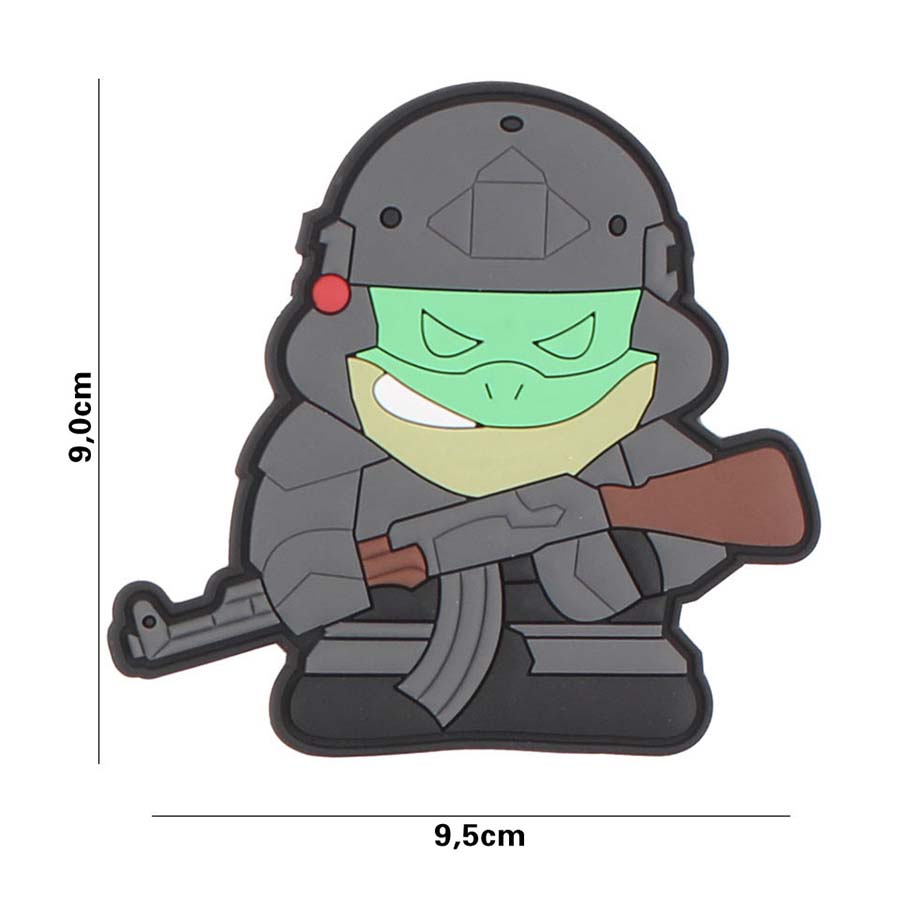 Patch - 3D PVC Tactical kikker 1