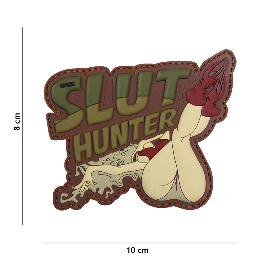 Patch - 3D PVC Slut hunter groen 1
