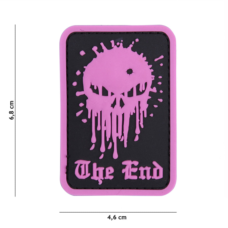 Patch - 3D PVC Skull The End 1