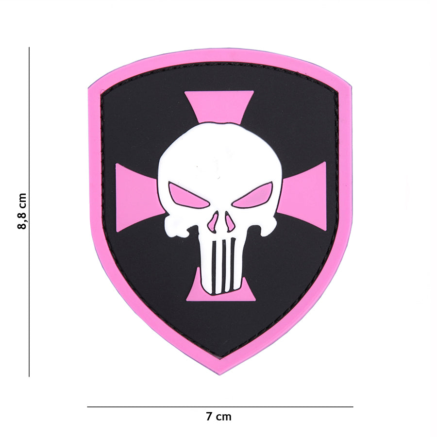 Patch - 3D PVC Schild Punisher kruis 1