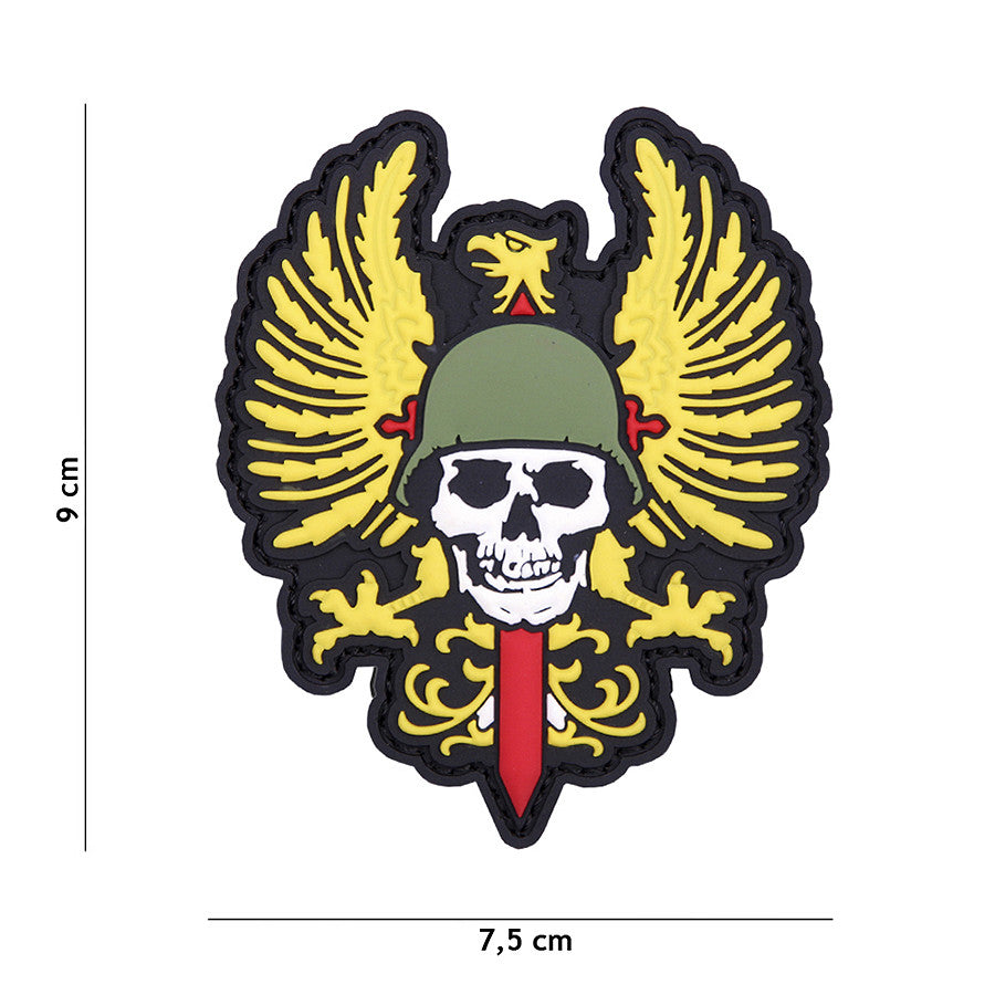 Patch - 3D PVC, Spanish skull