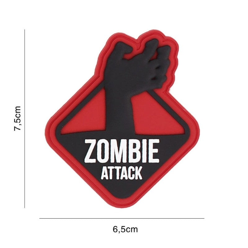 Patch - 3D PVC Zombie attack 1 rood 1