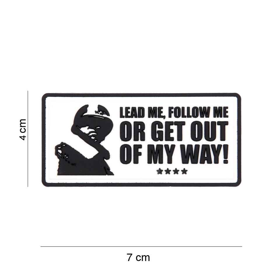 Patch - 3D PVC Lead me, follow me wit 1