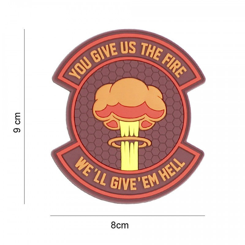 Patch - 3D PVC We give 'em hell 1