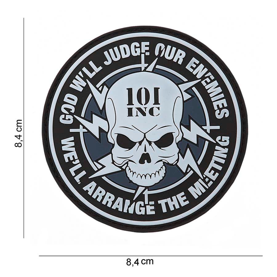 Patch - 3D PVC God will judge our enemies 1