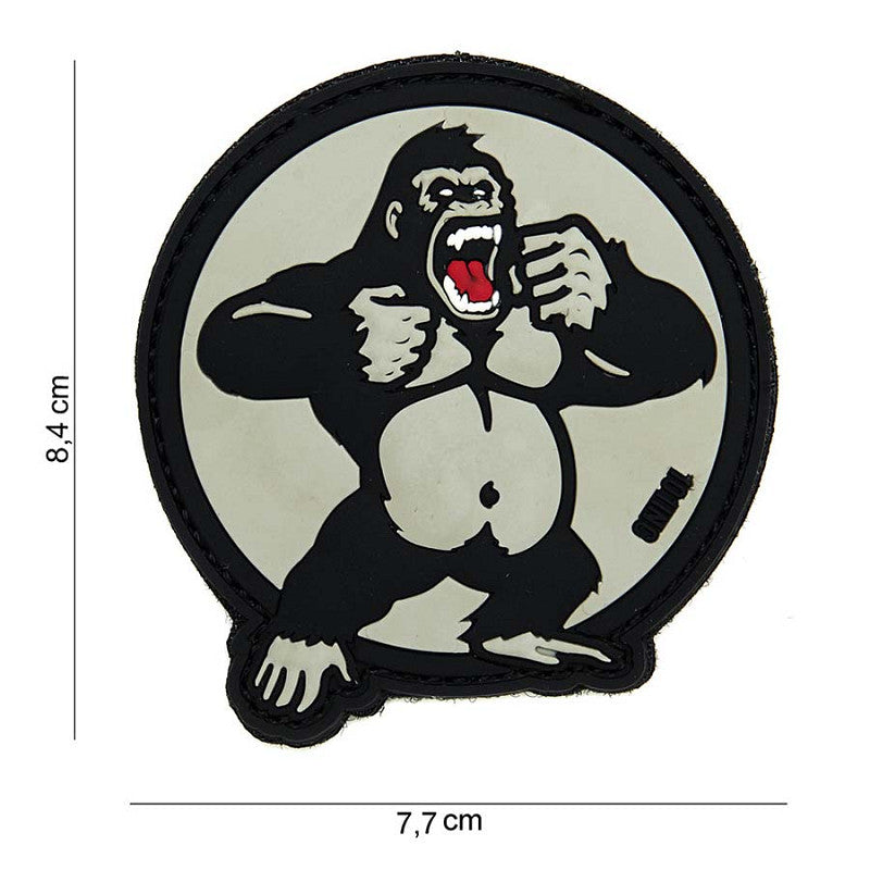 Patch - 3D PVC King Kong white 1