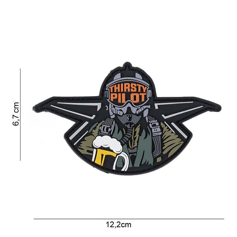 Patch - 3D PVC Thirsty pilot 1