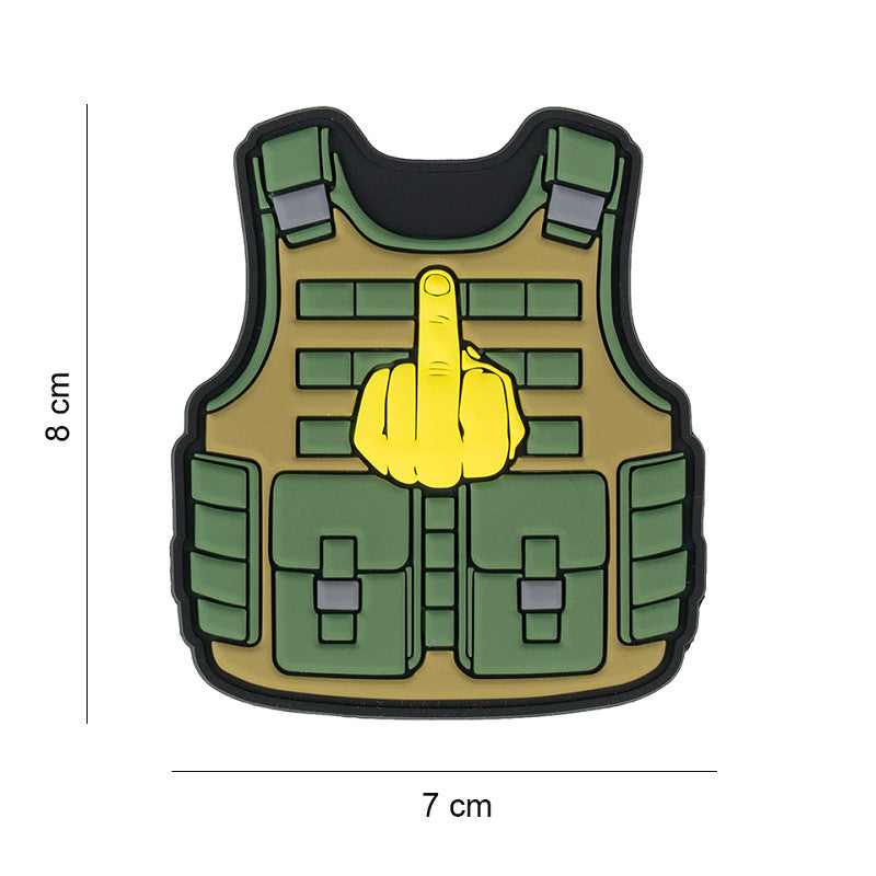 Patch - 3D PVC, Tactical vest Fuck you
