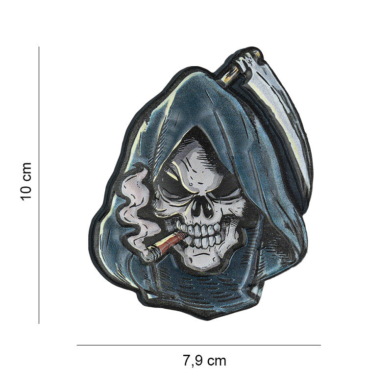 Patch - 3D PVC, UV Skull Grim reaper