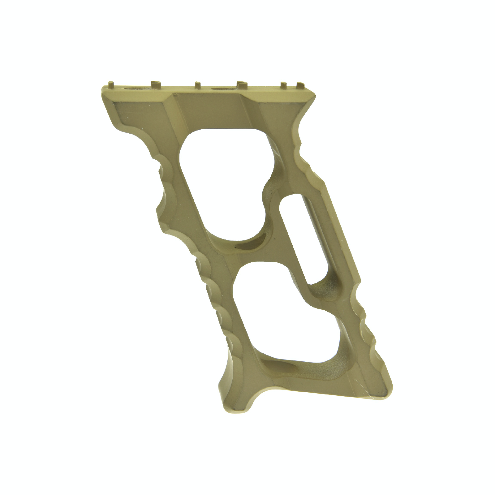 JJ airsoft TD Minivert Grip, M-LOK & keymod, Tan 1