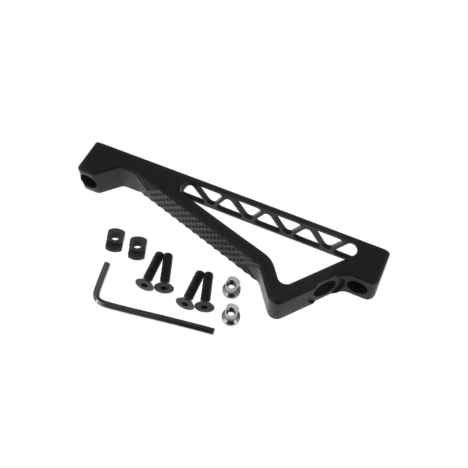 JJ airsoft K20 Angled Grip, M-LOK & keymod, Sort 2